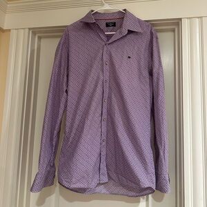 Men's Purple Patterned Shirt